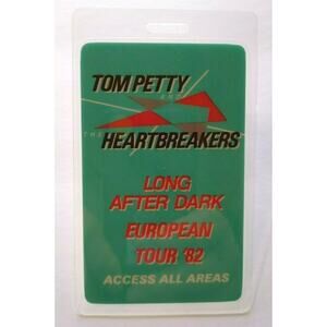 Tom Petty And The Heartbreakers Long After Dark Backstage Pass 1982 Rock Music